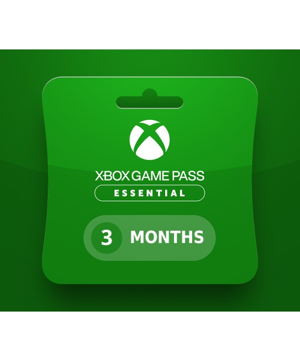 XBOX Game Pass Essential - 3 Month Subscription Card Xbox One Key 